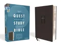 Niv, Quest Study Bible, Leathersoft, Black, Comfort Print Zondervan