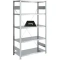 Proregal Schwerlastregal, Silber, Metall, Rechteckig, 100x200x50 cm, Freizeit, Heimwerken, Werkstatt, Schwerlastregale