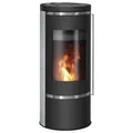 Oranier Pelletofen Carus Aqua 2.0 Speckstein, Korpus Stahl Schwarz 799222