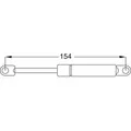 Gasdruckfeder 300 N, 154 Mm