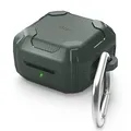elago Armor Case Kompatibel mit Samsung Galaxy Buds FE (2023), Galaxy Buds2 Pro Hülle, Kompatibel mit Galaxy Buds2, Buds Pro Hülle, Kompatibel mit Galaxy Buds Live Hülle (Dunkelgrün)