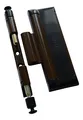 Cal Doublex XL - Fenstersicherung gegen Einbruch, auch für Balkontür, Terassentür Einbruchschutz, braun schwarz