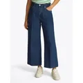 Tommy Hilfiger Weite Jeans WIDE LEG HW LOU mit Logo-Badge, mit Nieten, mit Bügelfalten blau 25