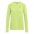 Odlo Essential Seamless Crew Neck Longsleeve Damen Limette - Shadow Lime Melange L