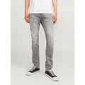 Jack & Jones Slim-fit-Jeans JJIGLENN – Jeans mit Stretch, niedriger Leibhöhe und Taschen Baumwollmischung, slim fit grau 29