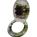 SCHÜTTE WC-Sitz JASMIN mit Absenkautomatik und Schnellverschluss aus Duroplast,