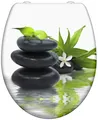 WC-Sitz Deckel Brille Toiletten Klodeckel Softclose Schnellverschluss Jasmin