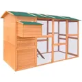 Hühnerstall Holz 295x163x170 Cm - Vidaxl
