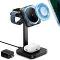 ESR Qi2 3 in 1 kabellose Ladestation mit CryoBoost, [Zertifiziertes] Apple Wa...