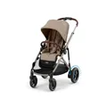 Cybex Gold Buggy e-Gazelle S Almond Beige (Taupe Frame)