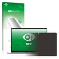 upscreen Spy Shield Clear Premium Blickschutzfolie für Apple MacBook Pro 16