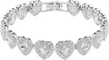 Swarovski Armband Schmuck Geschenk Ariana Grande Armkette Herz, mit Swarovski® Kristall