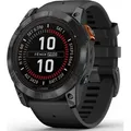 Garmin Fenix 7X Pro - S30852-H2751-B113 - Solar Edition - 51 mm - Schiefergrau - Sportuhr mit Band - Silikon