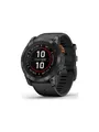 Garmin f?nix 7X Pro - Solar Edition - Skifergrå med svart reim - 32 GB
