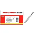 fischer Nageldübel 6 x 60/30 S, hochwertige Nylondübel mit verzinkter Senkkopfschraube (50 Stk.), Dübel für optimalen Halt bei Befestigungen in Beton, Mauerziegel & Naturstein