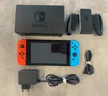 Nintendo Switch 32 GB Konsole Neon-Rot/Neon-Blau (GEREINIGT + GETESTET)