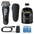 Braun Series 9 9660cc Rasierer Braun Series 9 PRO+ Nass- & Trockenrasierer für Männer, schwarz