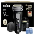 Braun Series 9 PRO+ Elektrorasierer Herren, 5+1 Ultradünne Präzisionsklingen, Pro-SensoAdapt, Rasierapparat mit 60 Min. Akku, 6-in-1 SmartCare Center, Nass- und Trockenrasierer – 9660cc, Schwarz