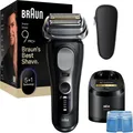 Braun 9660cc Series 9 Pro+ Wet&Dry Folienrasierer schwarz SensoAdapt Akkubetrieb