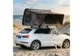 TZIpower Dachzelt Autodachzelt Hartschale ABS 2 Größen bis 4 Personen Grau Braun Vorzelt