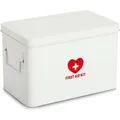 Zeller Medizinbox Metall 20 cm x 19 cm x 32 cm Weiß