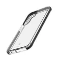 cellularline - Tetra Force Strong Guard - Galaxy A55 5G - Flexible Schutzhülle - Stoßfest mit integrierter antibakterieller Microban-Technologie - Schwarz