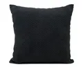 Gözze - Kissen Sven, Dekokissen in genoppter Optik, Weiches Sofakissen mit Füllung, 100% Polyester, 60 x 60 cm - Schwarz