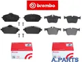 BREMBO BREMSBELAGSATZ VORNE UND HINTEN MERCEDES C KLASSE W205 C205 S205 A205