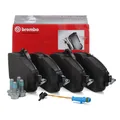 BREMBO P50118 Bremsbeläge + Wako für MERCEDES W205 S205 W213 S213 X156 vorne