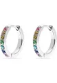 FAVS Damen-Creolen Edelstahl 14 Zirkonia One Size, Silber 32024346