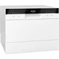 Bomann TSG 7405 Tisch-Geschirrspüler 550 mm EEK: D (A - G) Standgerät Weiß