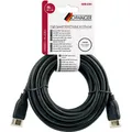 SCHWAIGER Anschlusskabel, HDMI Anschlusskabel 5 m digital schwarz