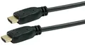 SCHWAIGER High-Speed-HDMI-Kabel mit Ethernet, 5,0m, schwarz, Stecker > Stecker, Ultra HD, 4K, 3D, 18 Gbit/s