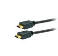 Schwaiger HDM0500043 HDMI-Kabel, High Speed HDMI Anschlusskabel, 5m, 4K FUll HD, mit Ethernet, Schwarz