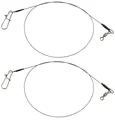 Fox Rage 7 Strand Surefit Titanium Leader 40cm - 2 Titanvorfächer, Tragkraft:34 kg