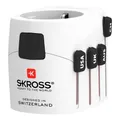 SKROSS Reisestecker "Pro" 7A Weiß für Geräte aus Europa in über 120 Ländern
