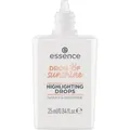 essence DROP OF sunshine HIGHLIGHTING DROPS, Highlighter, Nude, feuchtigkeitsspendend, pflegend, natürlich, glänzend, vegan, ölfrei, ohne Parfüm, ohne Alkohol, 1er Pack (25ml)