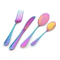 Pintinox Prima Collection Besteckset Serie Dream, Edelstahl, Rainbow, mit Geschenkbox (6 Personen)