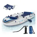 ArtSport Schlauchboot 322 cm für 4 Personen - Paddelboot aufblasbar mit 2 Sitzbänken & Zubehör