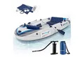 ArtSport Schlauchboot, bis 4 Personen - inkl. Luftpumpe, Paddel und mehr