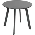 Dehner Gartentisch Lian, verschiedene Größen, pulverbeschichtet, grau, robustes Material aus Stahl grau 45 cm