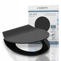 SCHUTTE SLIM BLACK WC-Sitz mit Absenkautomatik
