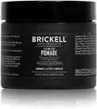Brickell Men's Styling Clay Pomade - Natürlich und organisch - Schmiere Pomade für einen starken Halt den ganzen Tag - Matte Pomade für Männer Haarstyling - 59 ml - Parfümiert