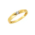 Celesta Gold Ring 375 Gold Zirkonia weiß