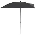 Siena Garden Balkonschirm 160 cm x 100 cm Anthrazit mit Push-Up Mechanik