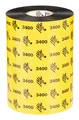 Zebra 3400 Wax/Resin - 6er-Pack - Schwarz - 110 mm x 450 m