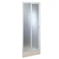 NISCHENTÜR 100CM IN PVC CRILEX ACRYL MIT SEITLICHER GLEITTÜR