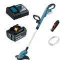 Makita DUR181Z Akku-Rasentrimmer DUR181Z 18V mit 1x Akku 5Ah und Ladegerät