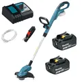 Makita DUR181Z Akku-Rasentrimmer 18V DUR181 Trimmer + 2x Akku 3Ah und Ladegerät