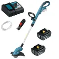 Makita DUR181Z Akku-Rasentrimmer 18V DUR181 Trimmer + 2x Akku 5Ah und Ladegerät
